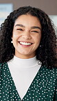 Face, knowledge and smile of woman teacher in classroom of school for child development or scholarship. Education, instructor, and study with happy educator at academy for future, growth or teaching