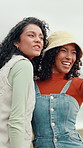 Bonding, friends and women with selfie, outdoor or excited for vacation on summer break or together. Photography, happy and people with memory of holiday, smile and profile picture for social media