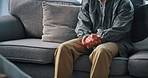 Psychology, consultation and hands of person in office for mental health, advice and counseling. Patient, anxiety and psychologist with professional talk for discussion, support and communication