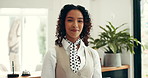 Hotel, face or woman with tablet at reception for online booking, welcome or luxury accommodation. Concierge service, african person and smile in lobby for check in assistance, reservation and help