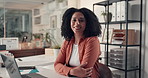 Laptop, face and research with business woman in office for sales projection, graph and profit report. Supplier check, email marketing and online review with person in startup agency for entrepreneur
