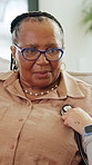 Old woman, stethoscope or breathing to check for heart problem or lung disease in retirement. Wellness evaluation, people or medical equipment to listen for body sound, health examination or support