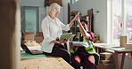 People, tablet and high five with goal for logistics, storage or supply chain distribution at warehouse. Team, checklist and celebration with smile for small business startup or freight service