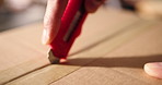 Hands, startup and unboxing with person, cutting and opening parcel with distribution. Small business, employee and sharp tool with package, inspection and supply chain with blade, stock and process