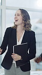 Handshake, meeting and smile with business people in office for teamwork, budget review and audit. Planning, investor report and workshop with employees in agency for revenue and shaking hands