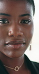 Face, business or black woman in studio as lawyer with pride for justice, about us or confidence. Portrait, attorney or professional advocate, legal expert or person with ambition on white background