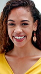 Happy woman, face and fashion designer with pride for creative career in tailor industry. Portrait, female person or smile with positive attitude or style for clothing design, production or service