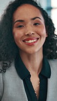 Face, lawyer and woman in office, smile and career pursuit for legal aid, justice and opportunity. Professional, attorney and person in workplace, law firm and advocate with knowledge for policy