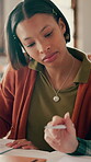 Education, writing and help with students in classroom for problem solving, assessment and learning. Studying, teenager and knowledge with people in high school for academy, scholarship and course