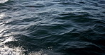 Ocean, water and ripples for travel in nature with waves, adventure and tropical holiday. Splash, movement and textures of sea, aquatic environment and marine disturbance for vacation getaway outdoor