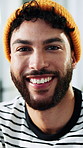 Happy, entrepreneur and face of businessman in office with confidence for creative career. Smile, professional and portrait of male magazine editor with pride for publishing job growth at startup.