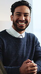 Happiness, face or businessman in office with pride, about us or ambition as investment advisor. Laugh, portrait or financial consultant with confidence, career or experience in risk management.