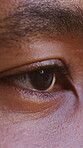 Health, vision and person with eyecare in closeup for optical assessment, eyesight test or wellness. Optometry, healthcare and eyes for glaucoma exam, contact lenses and prescription for cataracts