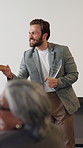 Business people, ceremony or award with handshake for congratulations or company promotion. Businessman, employees or colleagues clapping with smile for trophy, winning or work nomination in seminar