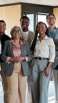People, arms crossed and face in business convention for creative workshop, seminar and lobby. Startup expo, office forum and about us with team for networking event, summit opportunity and meeting