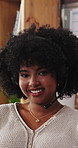 Remote work, laugh and face of black woman with headset for virtual assistant, client support and help. Happy, home and portrait of person with microphone for consulting, online advice and contact us