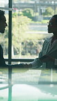 Agreement, handshake and success with business people in office for b2b deal or partnership. Collaboration, meeting and thank you with employee team shaking hands in workplace for contract or support