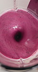 Above, blender and mix in home for smoothie, wellness benefits and diet for detox in kitchen. Closeup, appliance and liquid with organic ingredients, weight loss or shake for nutrition at apartment