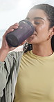 Woman, milkshake and drink with diet in home for weightloss, nutrition or vitamin beverage. Nutritionist, female person or healthy detox with natural liquid for protein shake, fiber or wellness