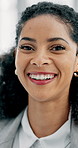 Business, laugh and face of woman in office for financial advisor, consultant and about us. Corporate, professional and portrait of happy person with pride for consulting, job and finance agency