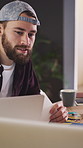 Business, editorial and people in meeting for consulting, portfolio and collaboration on website layout. Office, project and graphic designer with discussion, strategy or editing for photos catalog