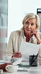 Angry, manager or team in meeting with paper, client loss or budget review in correction session. Warning, woman or finance director with document, revenue crisis or disappointment at group mistake.