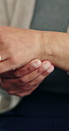 Hands, pain and wrist with old woman in home for carpal tunnel, joint pressure and orthopedic injury. Fibromyalgia, inflammation and osteoarthritis with senior person in apartment for rheumatism