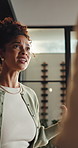 Upset, argument and woman in home with conflict, breakup or toxic relationship with infidelity. Angry, drama and female person fighting for blame on cheating, affair or problem with divorce in house 