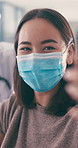Hospital, selfie and woman with vaccine injection from doctor in healthcare for prevention of flu and virus. Clinic, people and patient on social media with medicine, antibiotic treatment and cure