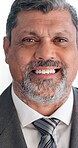 Realtor, face or mature man in office with smile, career pride or ambition in property management. Happy, portrait or real estate agent with confidence, about us or optimism as housing consultant.