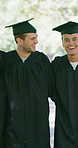 Face, graduation and students at university for achievement, celebration or college scholarship. Happiness, friends and people with higher education, award ceremony for academic success and laughing