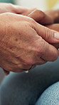 Holding hands, people and care in office for counseling, therapy and mental health support. Psychology, discussion and consultation in healthcare for wellbeing with understanding, respect or empathy
