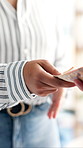 Shopping, hands and people with cash payment in store for transaction, retail discount or exchange. Commerce, customer and cashier with money count for purchase sale, checkout and assistance in shop