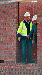 Construction, team and men with building inspection, project and point for development progress. Engineer, planning or discussion outdoor for infrastructure, architecture or safety evaluation at site