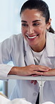 Doctor, talking and happy woman with patient for medical consultation, health advice or discussion. Female person, pediatrician or smile with child for surgery, treatment or diagnosis in hospital bed