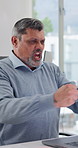 Business people, dance and success with laptop in office for good news, financial target or bonus. Computer, excited or celebrate company milestone with mature team, win or high five for revenue goal