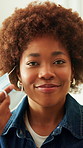 Face, woman and remove mask in home for post illness recovery, infection control and safety. Happy, black person and take off flu protection in house for viral clearance, healing and end of disease