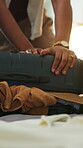 Hands, luggage and packing with person in home bedroom for holiday or travel preparation. Closing suitcase, getting ready and struggle with tourist closeup in apartment for getaway, trip of vacation