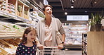 My mom does all the grocery shopping