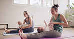 I love baby yoga and the peaceful sleep we get afterwards