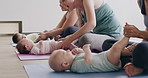 There's something magical about mom and baby yoga