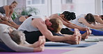 Yoga poses stretch your muscles and increase your range of motion
