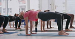 Yoga in a group provides synergy