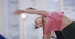 Yoga involves a lot of stretching and twisting