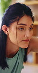 Yoga, stretching and woman in house, wellness and physical activity to improve posture and endurance. Fitness, home and person with balance, self care and warm up routine for health in apartment