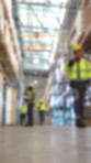 Team, logistics and people in warehouse with time lapse, distribution and supply chain management. Shipping, employees or blur in storage facility for stock, inventory control or package coordination