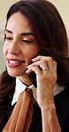 Woman, phone call and chat in office for agenda, review or problem solving for venue booking. Event planner, reservation and mature person with tech for vendor management, schedule or communication