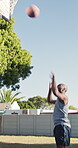 Fitness, man and shooting in net on basketball court for form practice, muscle memory or technique. Mature player, black person and match training at park for ball control, skill development or sport