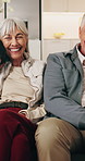 Face, grandmother and child with love in home for bonding, connection and sibling visit at family. Grandparents, kids and happy to relax in house for holiday break, relationship development and care
