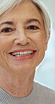 Wellness, face and senior woman with smile, positive attitude and optimistic for weekend break. Portrait, confidence and elderly person with flare, happy moment and good mood in retirement.